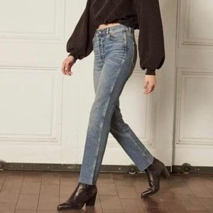NWT Boyish The Dempsey High Rise Crop Straight Jean in the Colour Mirror Size 25